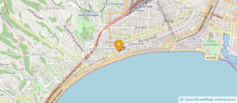 localisation de l'entreprise C.E.S INC CREDITS EQUIPEMENTS SERVICES à NICE