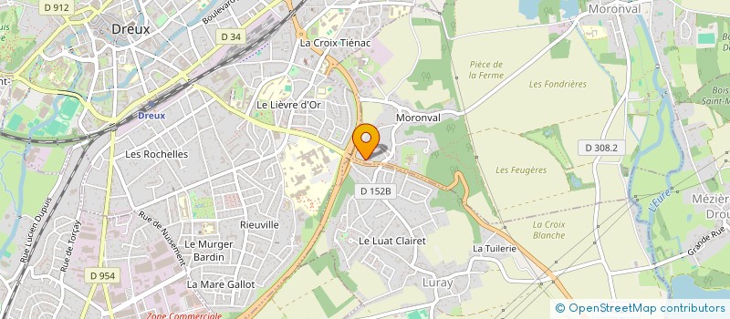 localisation de l'entreprise C.E.S.R. BERNARD COUTURIER à SAINTE-GEMME-MORONVAL