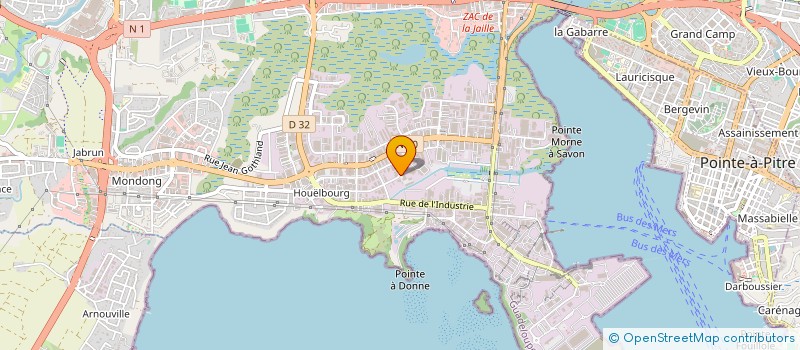 localisation de l'entreprise C&E SECURITE à BAIE-MAHAULT