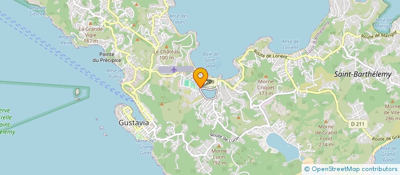 localisation de l'entreprise C&E SERVICES  SAINT-BARTHELEMY