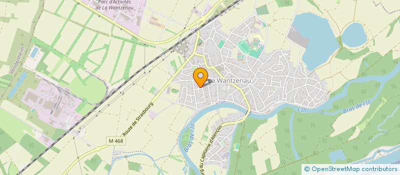 localisation de l'entreprise C.E.SPORTS à LA WANTZENAU