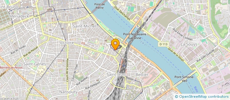 localisation de l'entreprise C.E.T.A.C à BORDEAUX