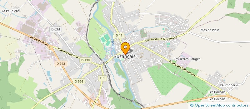 localisation de l'entreprise C E T A DE CHEZELLES à BUZANCAIS