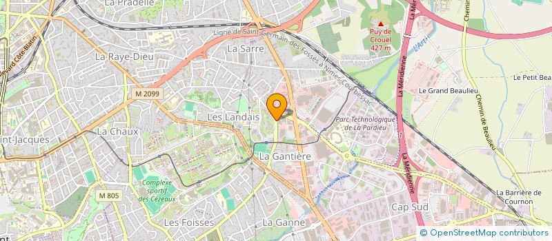 localisation de l'entreprise C E T C  CLERMONT-FERRAND