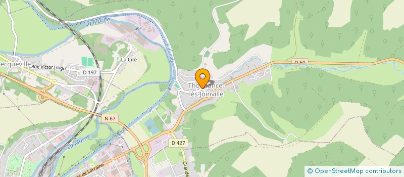 localisation de l'entreprise C.E.T.E.B. CABINET D'ETUDE TECHNIQUE ET D'EXPERTISE DU BATIMENT à THONNANCE-LES-JOINVILLE