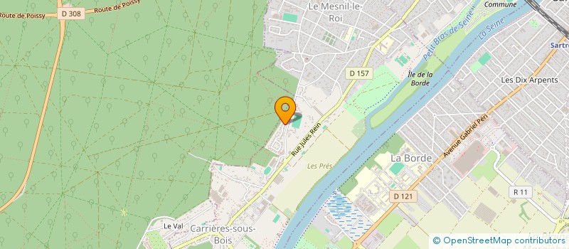 localisation de l'entreprise C.E.T.P. BL23  LE MESNIL-LE-ROI