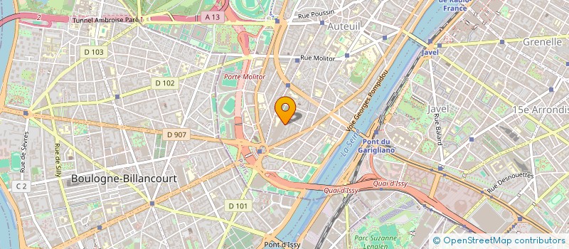localisation de l'entreprise C.E.V.M.I. - SOFAMARE à PARIS