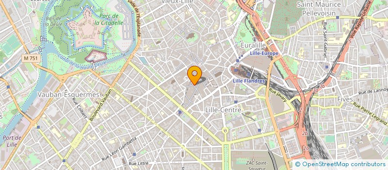 localisation de l'entreprise C.E.V SARL à LILLE