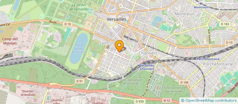 localisation de l'entreprise C-ECO à VERSAILLES