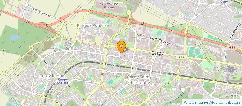 localisation de l'entreprise C EFFICACE A DOMICILE à CERGY