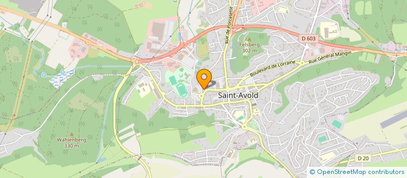 localisation de l'entreprise C ENT à SAINT-AVOLD