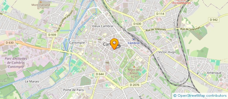 localisation de l'entreprise C.EQUILIBRA  CAMBRAI