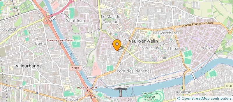 localisation de l'entreprise C'EST A DIRE  VAULX-EN-VELIN