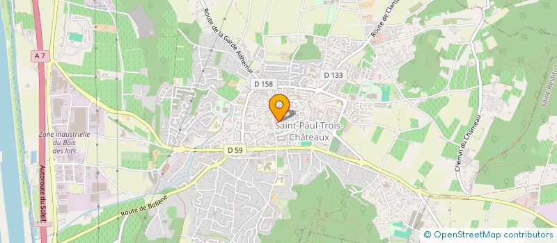 localisation de l'entreprise C'EST AUTREMENT à SAINT-PAUL-TROIS-CHATEAUX