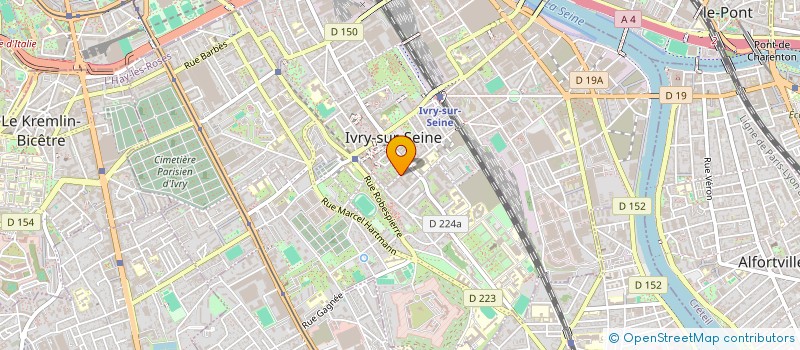 localisation de l'entreprise C'EST BIEN DOUX  IVRY-SUR-SEINE