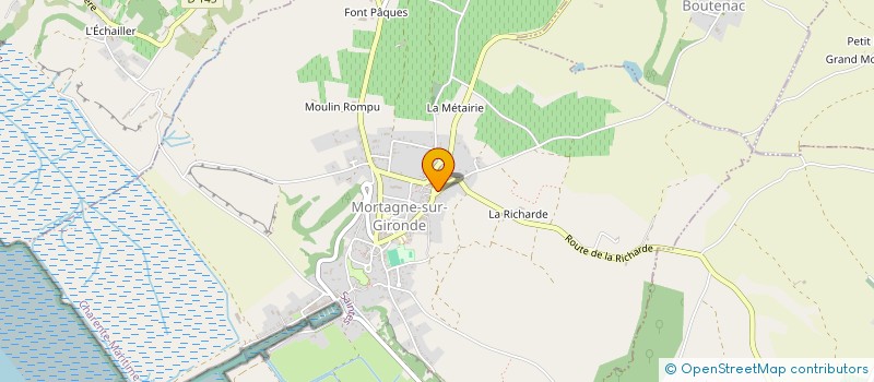localisation de l'entreprise C'EST BRODE à MORTAGNE-SUR-GIRONDE