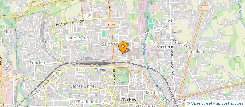 localisation de l'entreprise C'EST CHOUET  TARBES