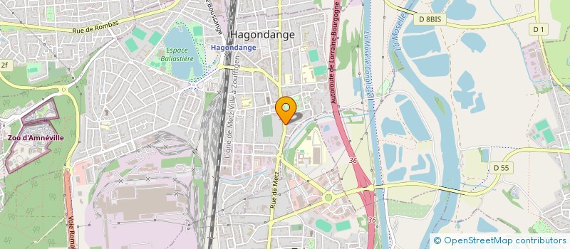 localisation de l'entreprise C'EST COMME A LA MAISON  HAGONDANGE