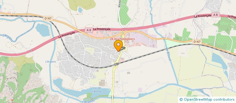 localisation de l'entreprise C'EST DANS L'AIR à ROQUEBRUNE-SUR-ARGENS