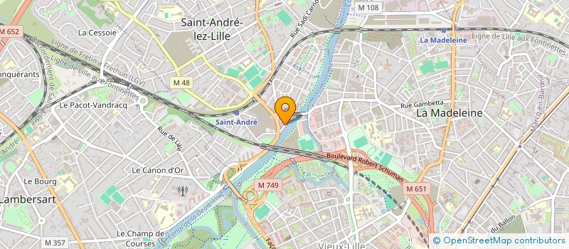localisation de l'entreprise C'EST DIMANCHE SARL à SAINT-ANDRE-LEZ-LILLE