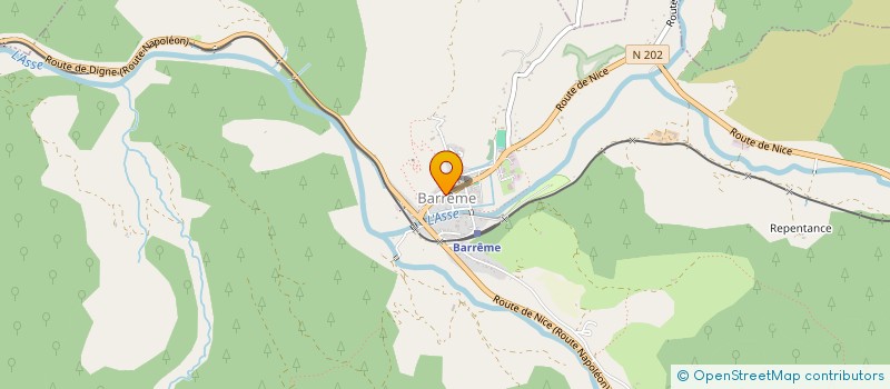 localisation de l'entreprise C'EST EASY  BARREME