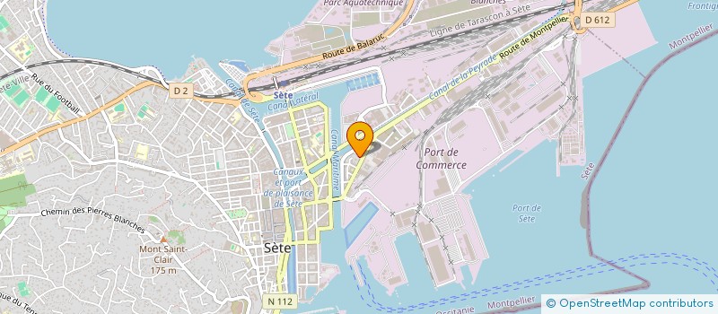 localisation de l'entreprise C'EST ICI ET CETERA à SETE