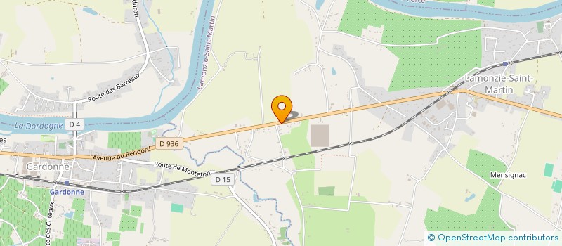 localisation de l'entreprise C'EST L'PLOMBIER  LAMONZIE-SAINT-MARTIN