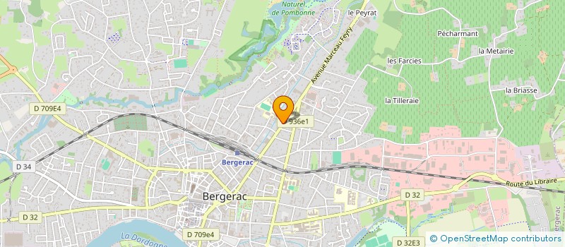 localisation de l'entreprise C'EST LA VIE à BERGERAC