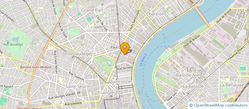 localisation de l'entreprise C'EST LE BOUQUET  BORDEAUX