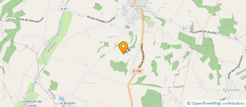 localisation de l'entreprise C EST LE REGNE DE LA RECUP  VERTEILLAC