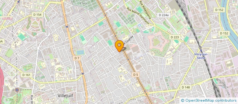 localisation de l'entreprise C'EST LEGER à VITRY-SUR-SEINE