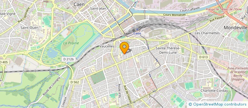 localisation de l'entreprise C'EST MA TOURNEE - LES ARTS SOLIDAIRES à CAEN