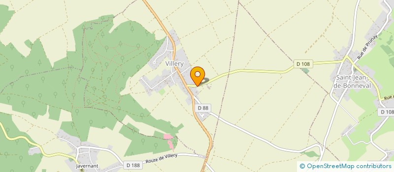 localisation de l'entreprise C'EST MON ATELIER  VILLERY