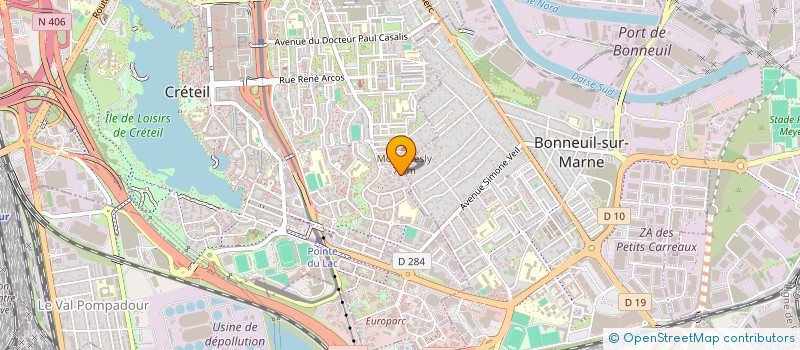 localisation de l'entreprise C'EST MON DONUTS 77 à CRETEIL