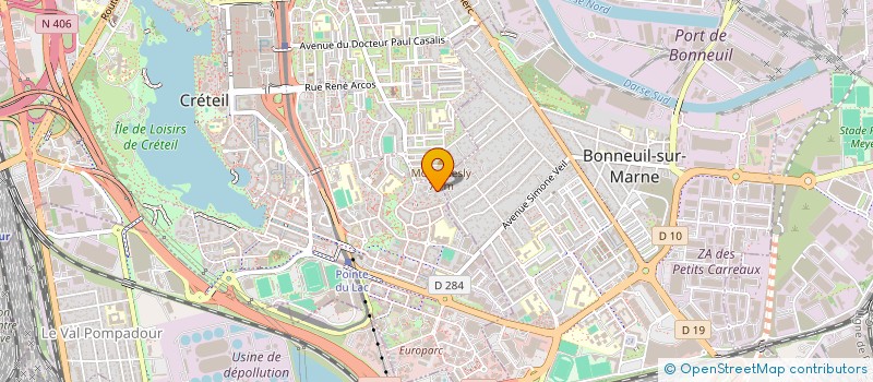 localisation de l'entreprise C'EST MON DONUTS 93 à CRETEIL