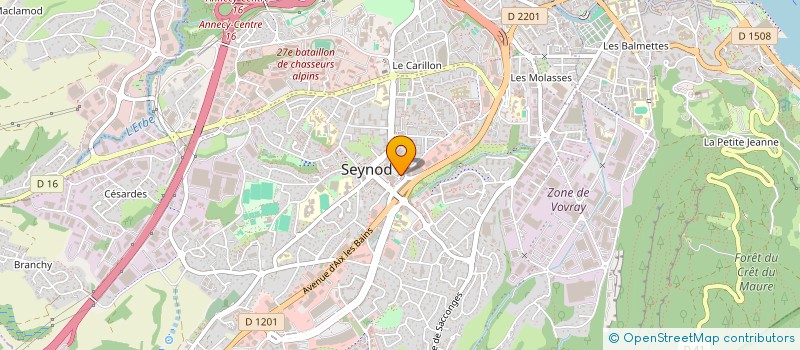 localisation de l'entreprise C'EST NOS VOIX à ANNECY