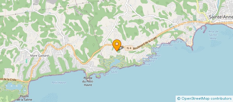 localisation de l'entreprise C'EST PAR ICI L'ASSOCIATION à SAINTE-ANNE