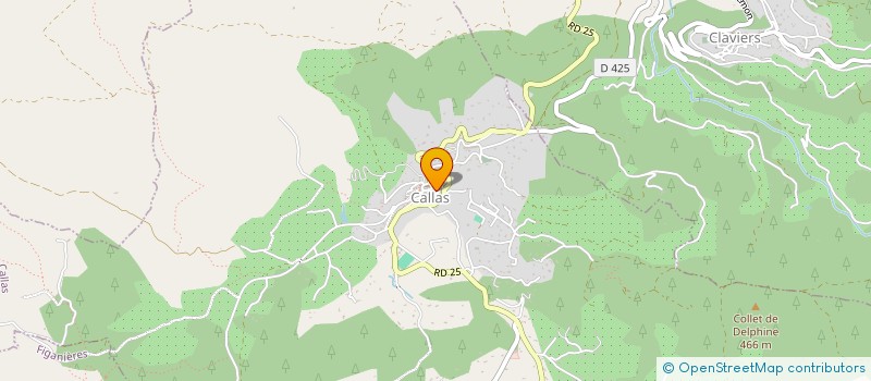 localisation de l'entreprise C EST PARTI  CALLAS