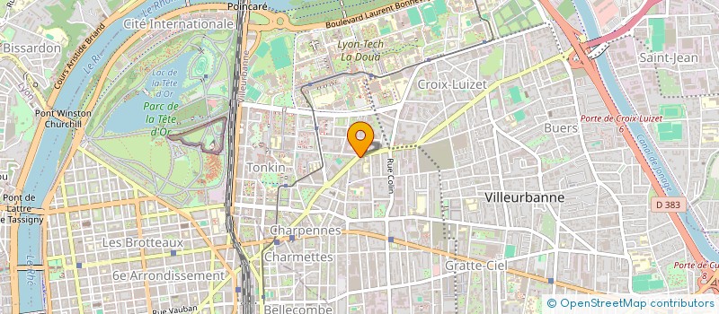 localisation de l'entreprise C'EST PAS DES MANIERES à VILLEURBANNE