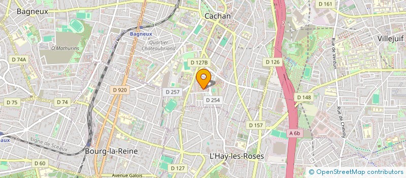 localisation de l'entreprise C'EST PAS FACILE  CACHAN