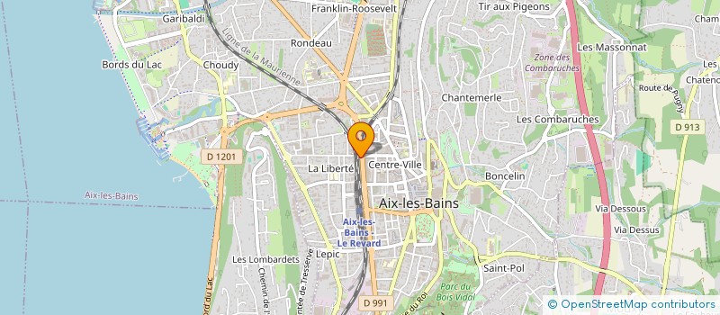 localisation de l'entreprise C'EST PAS JUSTE à AIX LES BAINS