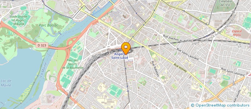 localisation de l'entreprise C'EST PAS LOIN à ANGERS