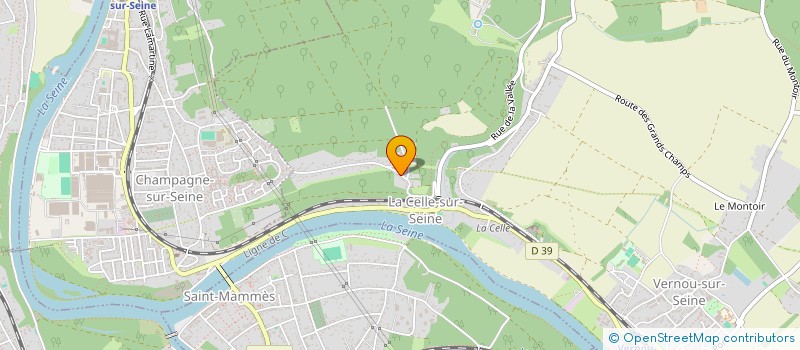 localisation de l'entreprise C'EST PERMIS DE CONSTRUIRE  VERNOU-LA-CELLE-SUR-SEINE