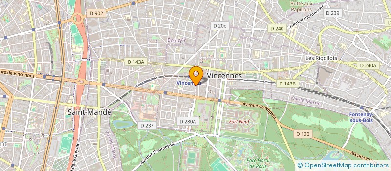 localisation de l'entreprise C'EST POUR DEMAIN à VINCENNES
