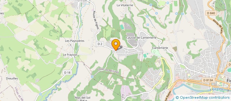 localisation de l'entreprise C'EST POUR DEMAIN à FONS