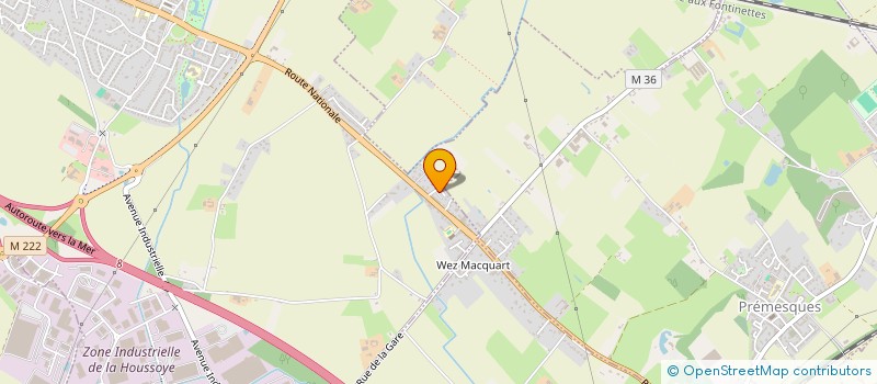 localisation de l'entreprise C'EST QUOI LE CINEMA à LA CHAPELLE D ARMENTIERES