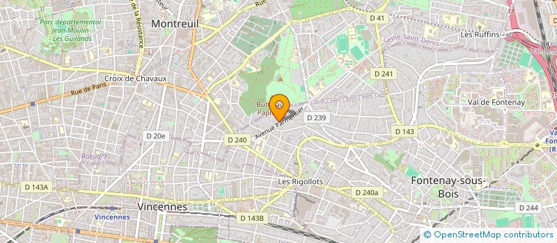 localisation de l'entreprise C'EST TROP BEAU à FONTENAY SOUS BOIS