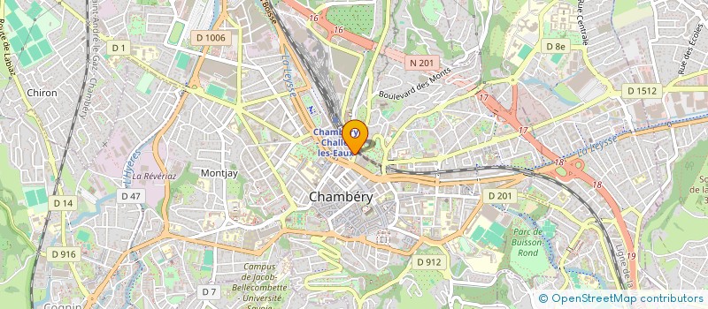 localisation de l'entreprise C'EST UN COMBLE  CHAMBERY