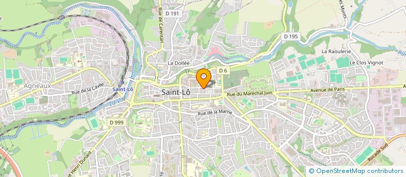 localisation de l'entreprise C'EST UNE IDEE A MOI à SAINT-LO