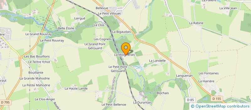 localisation de l'entreprise C'EST VRAIMENT TROP BIO  BAGUER-PICAN